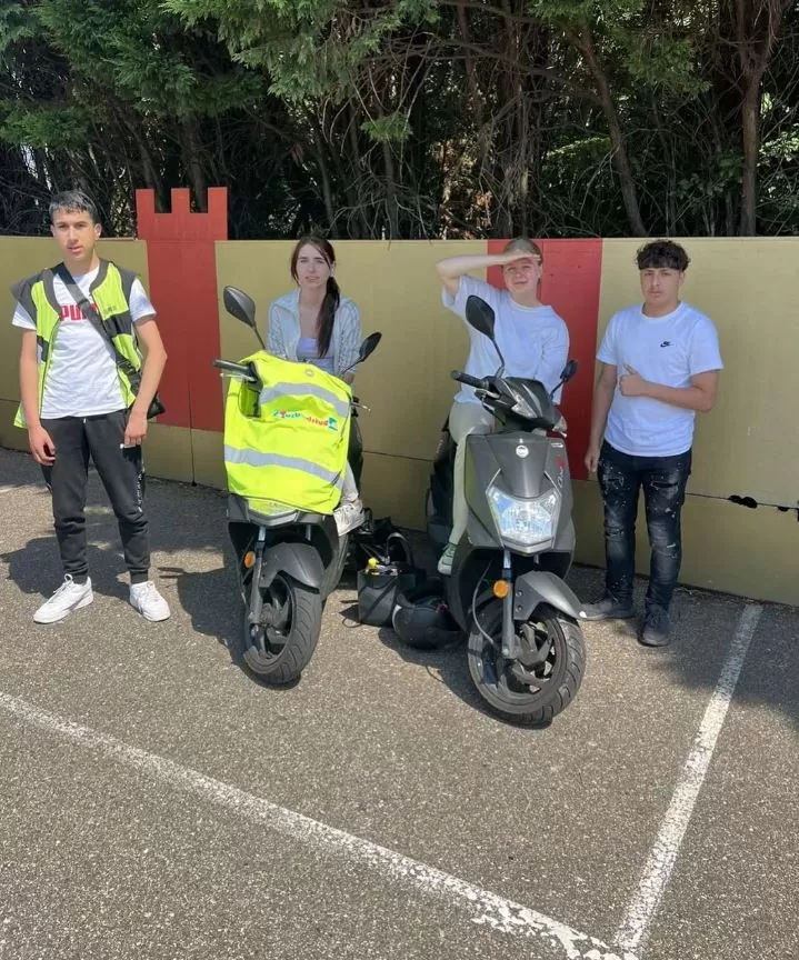 Geslaagd scooter examen